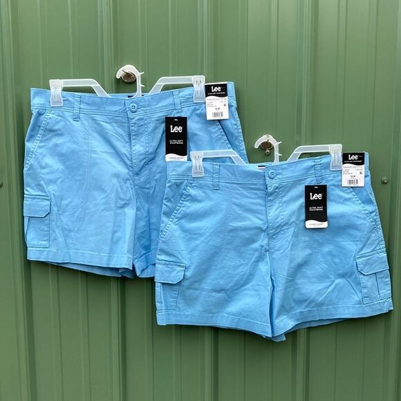 Lee Women's Mid Rise Utility Cargo Short 2-Pack Size 16 M - Picture 1 of 8